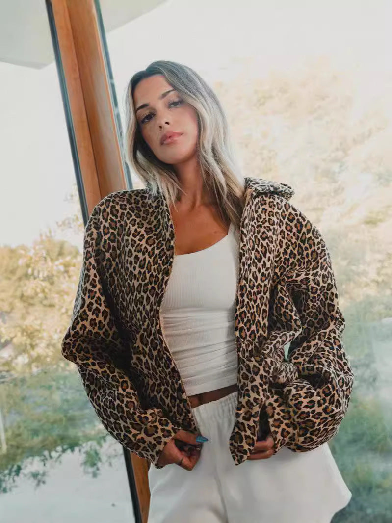 Viral TikTok Leopard Hoodie